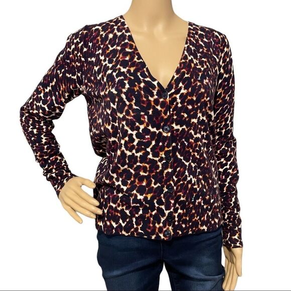 Oleg Cassini Button Down Cardigan - Picture 4 of 9